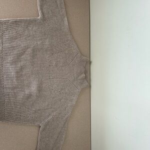 Elegant Gray Women's Turtleneck Sweater